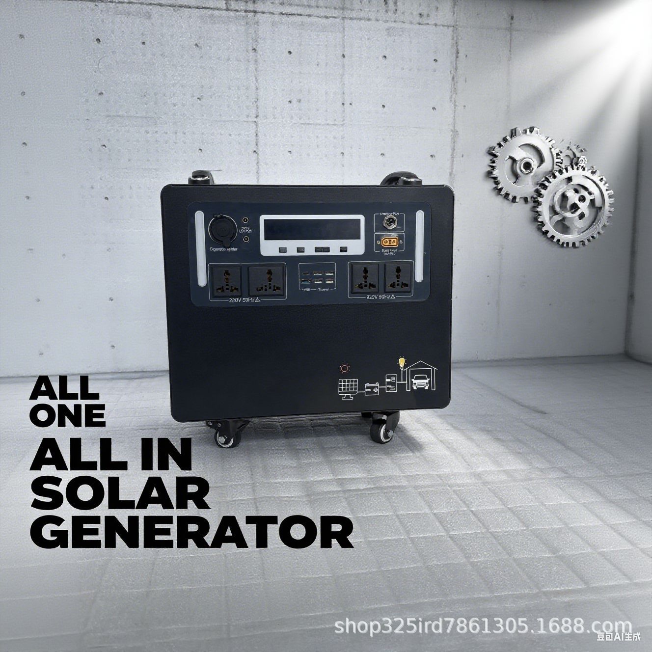 Sistema de Almacenamiento de E - Solar Generator reseña y precio