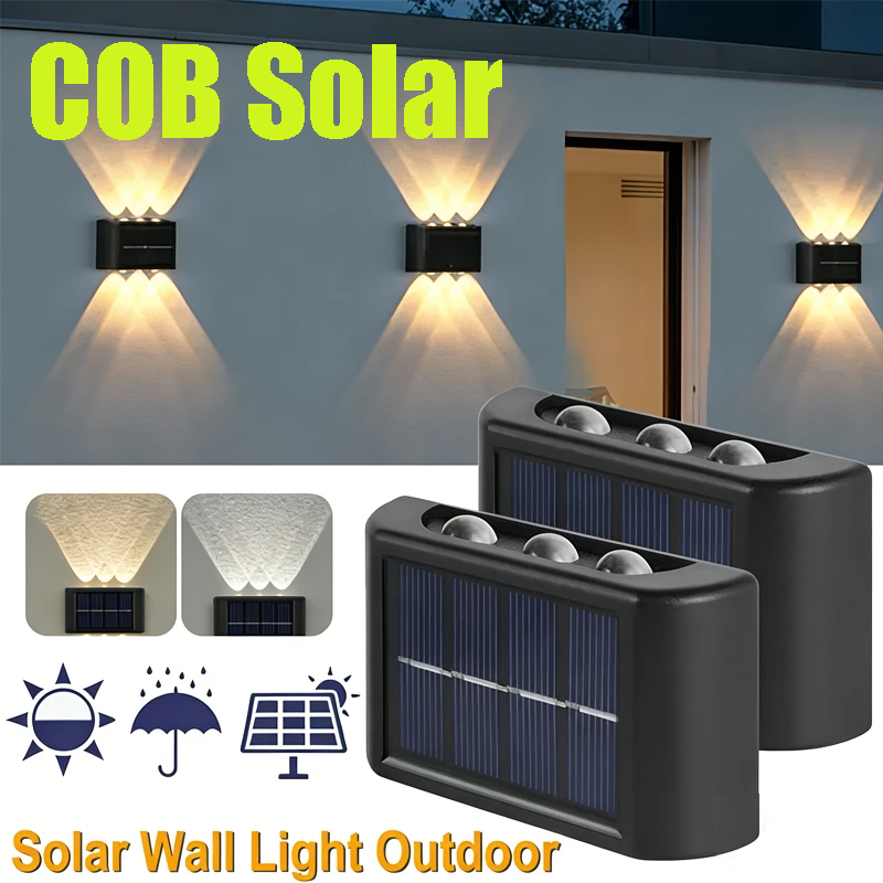 Lámpara Solar COB para Pared,  - Solar Lamp reseña y precio