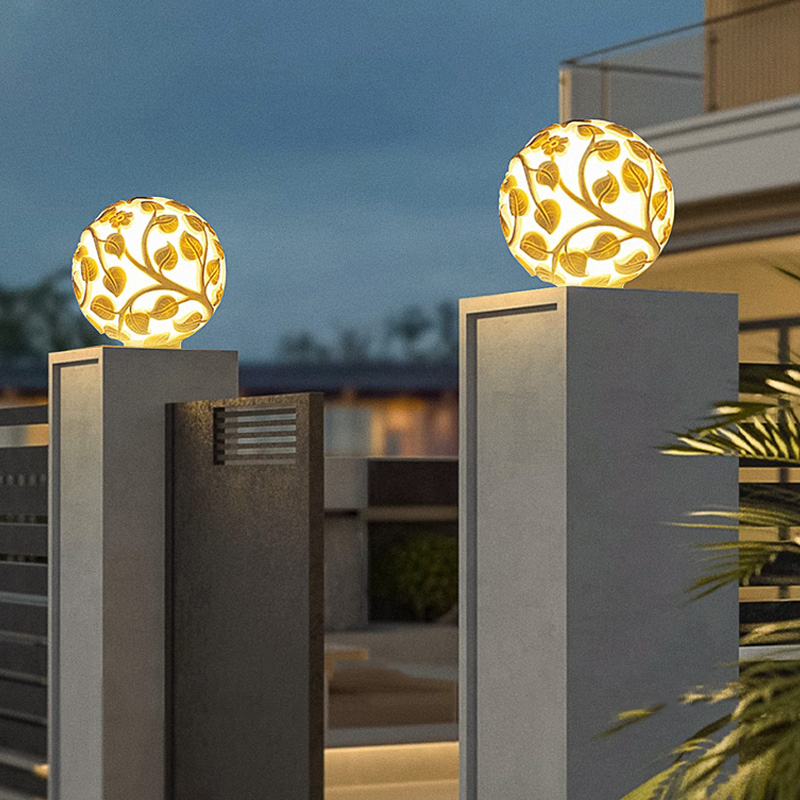 Luces de columna para exterior - Solar Lamp reseña y precio