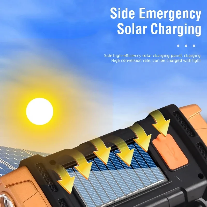 Potente linterna recargable po - Solar Lamp reseña y precio