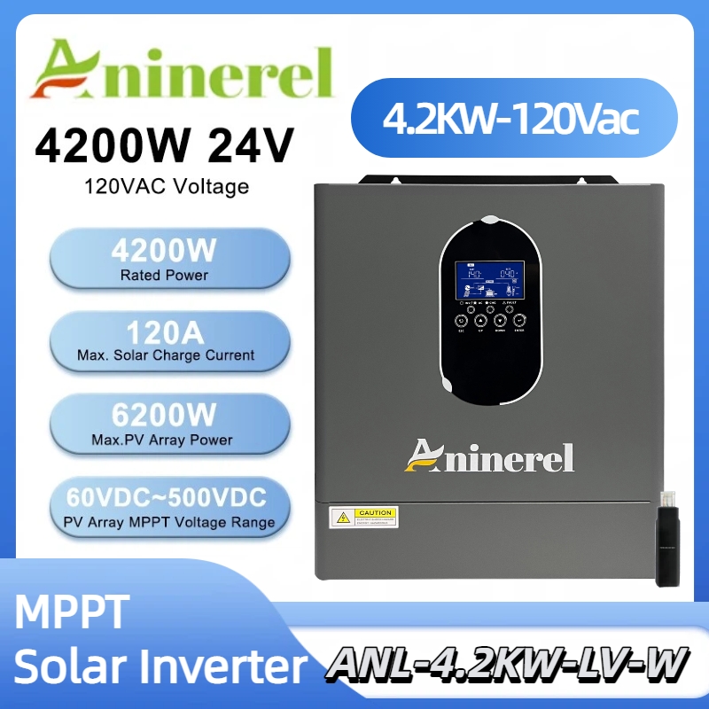 Inversor solar híbrido Aninere - Charge Controller Solar reseña y precio