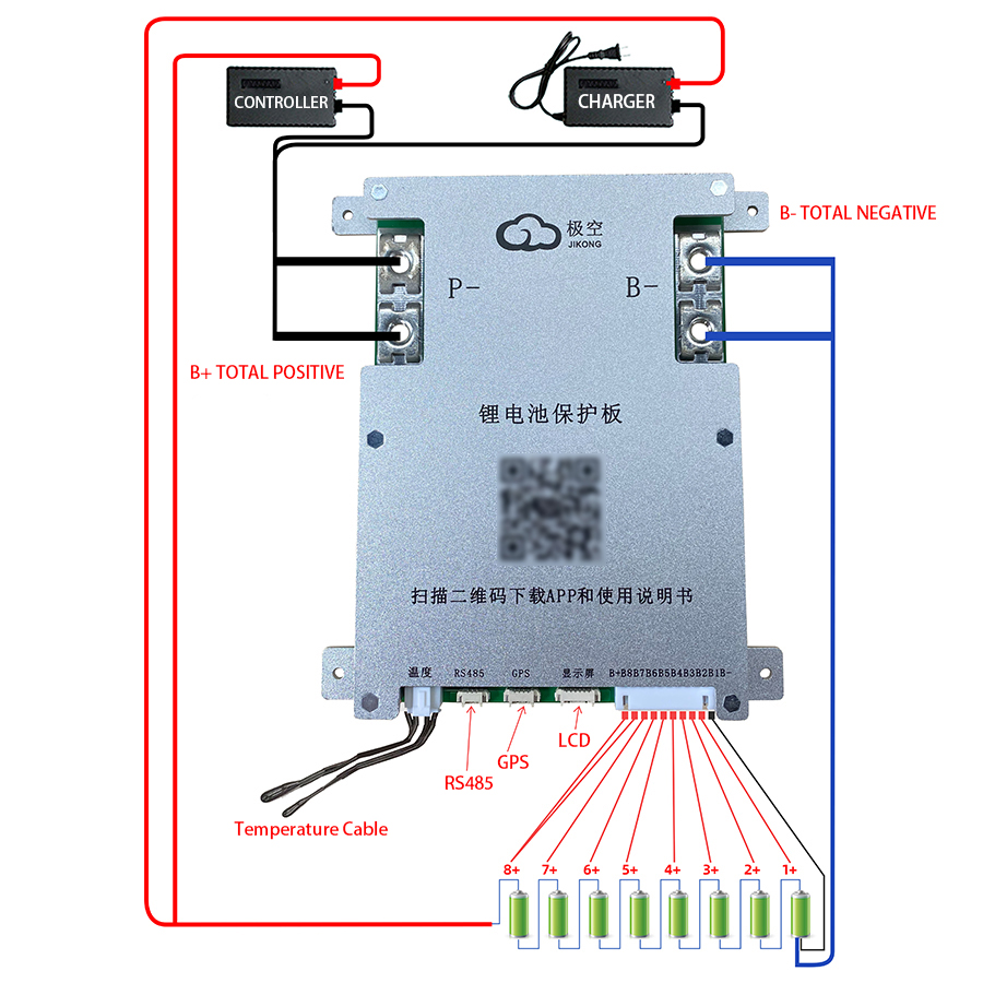 JK BMS 200A JK-B2A8S20P JKBMS  - Lithium Battery 12V reseña y precio