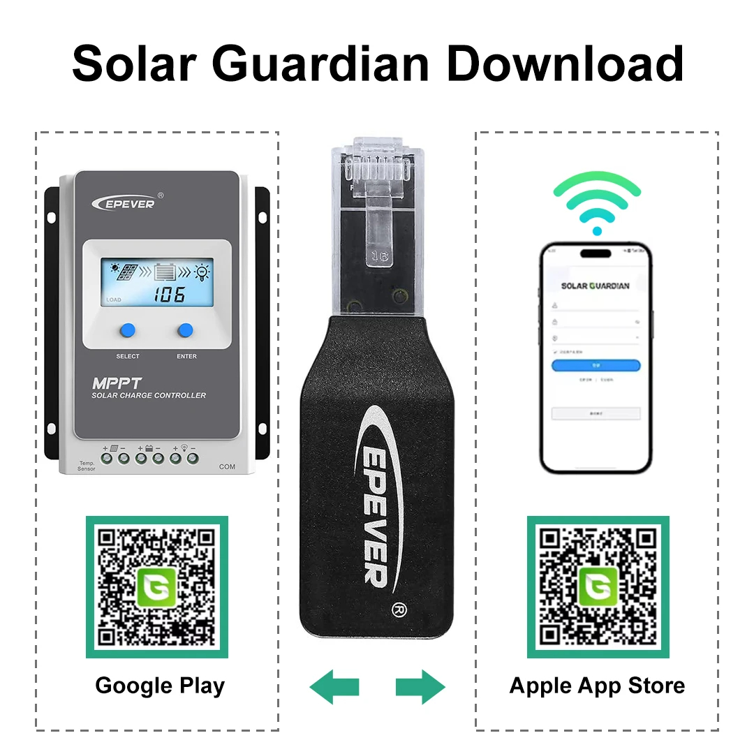 EPEVER WiFi 2,4G RJ45 D WIFI B - Charge Controller Solar reseña y precio